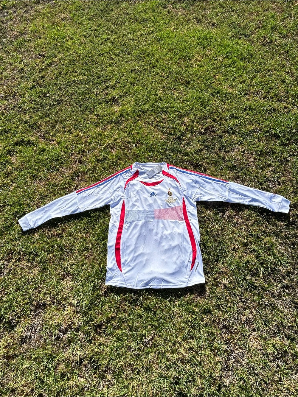 06/07 Long Sleeve France Away Jersey (Large)
